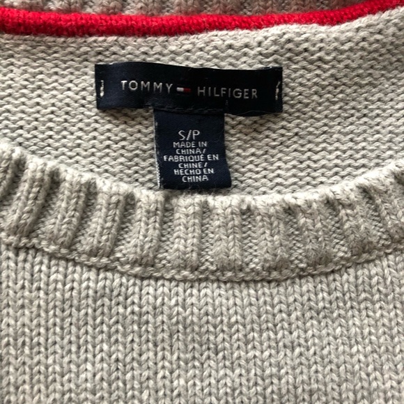 Light Grey Tommy Hilfiger Knitted Sweater - Picture 4 of 10